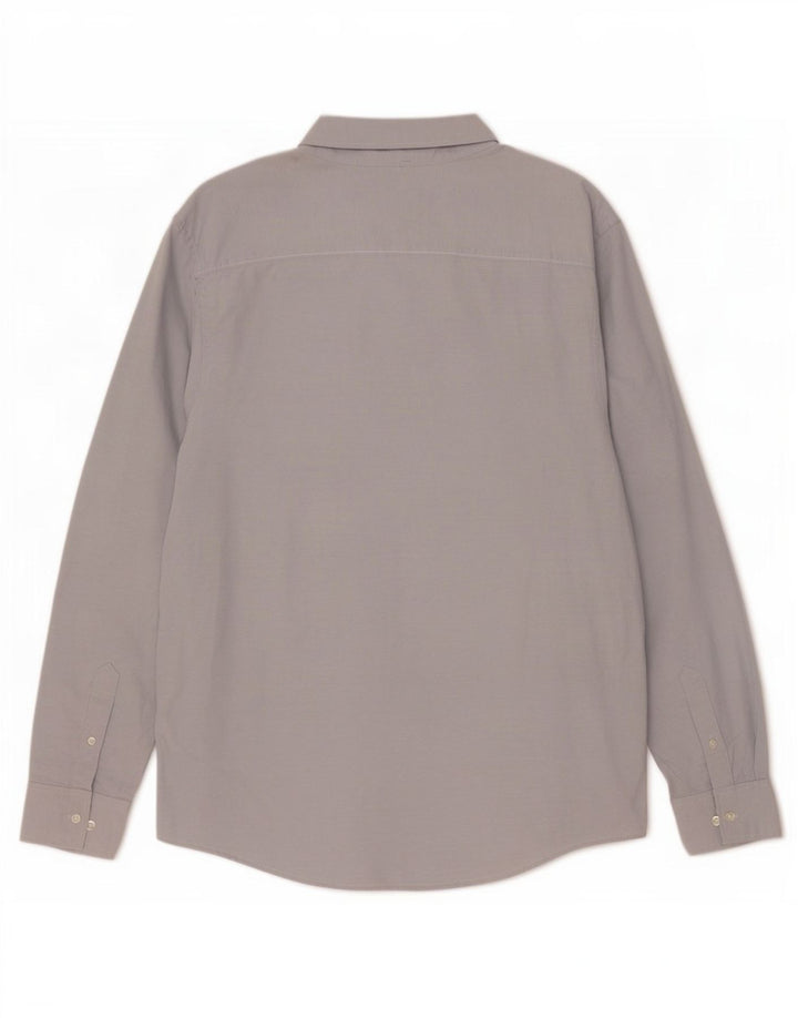 Мужская рубашка приталенного кроя Penguin Heritage 2XL, синяя, хлопок