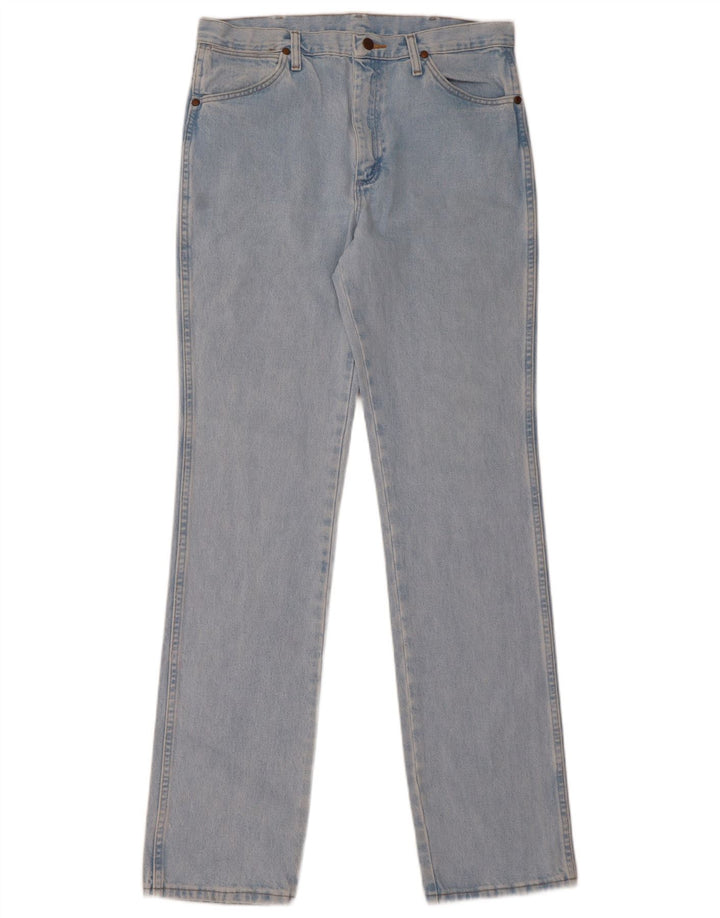 Мужские прямые джинсы Wrangler W34 L36, синие, хлопок