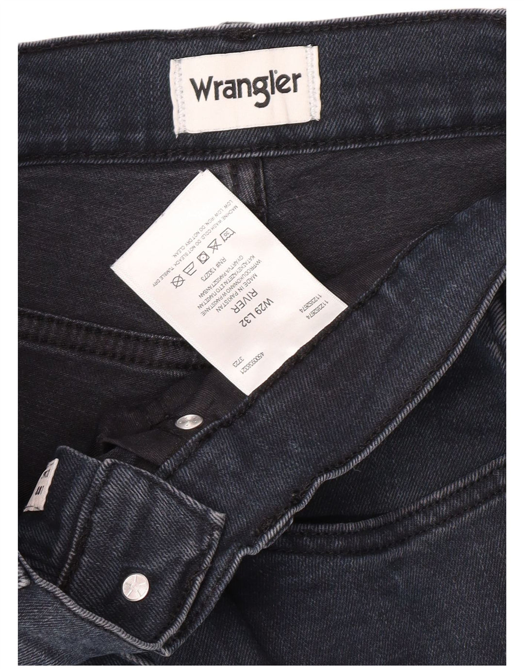 Мужские джинсы WRANGLER River Slim W29 L29, темно-синий, хлопок