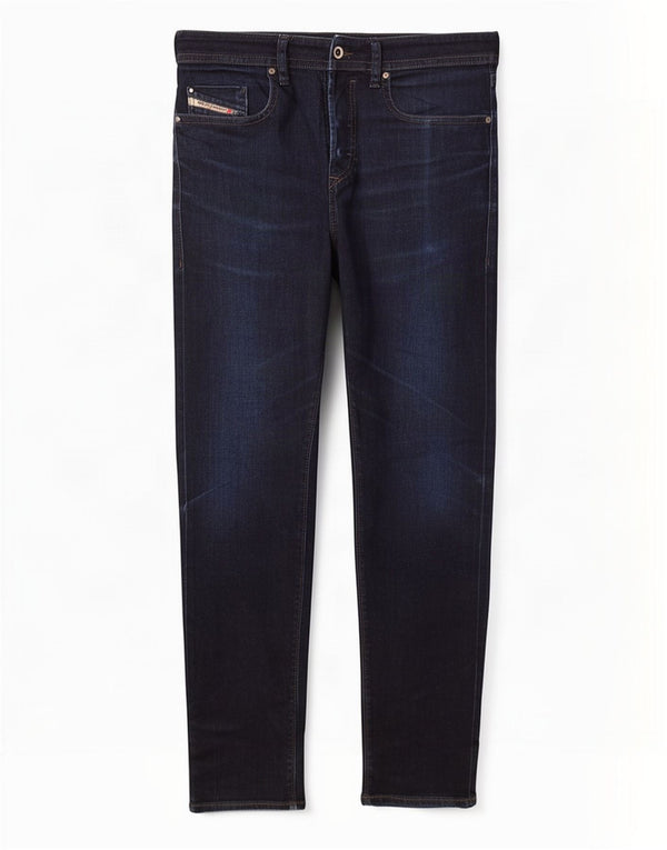 Мужские зауженные джинсы Diesel Buster Regular W32 L34, темно-синие, хлопковые