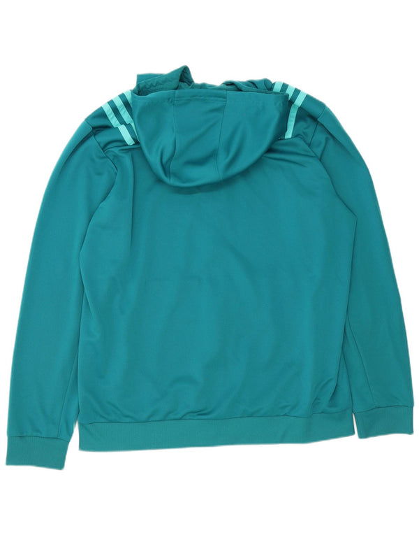 Adidas Mens Munster Rugby Спортивный костюм с капюшоном Верхняя куртка XL Бирюзовый