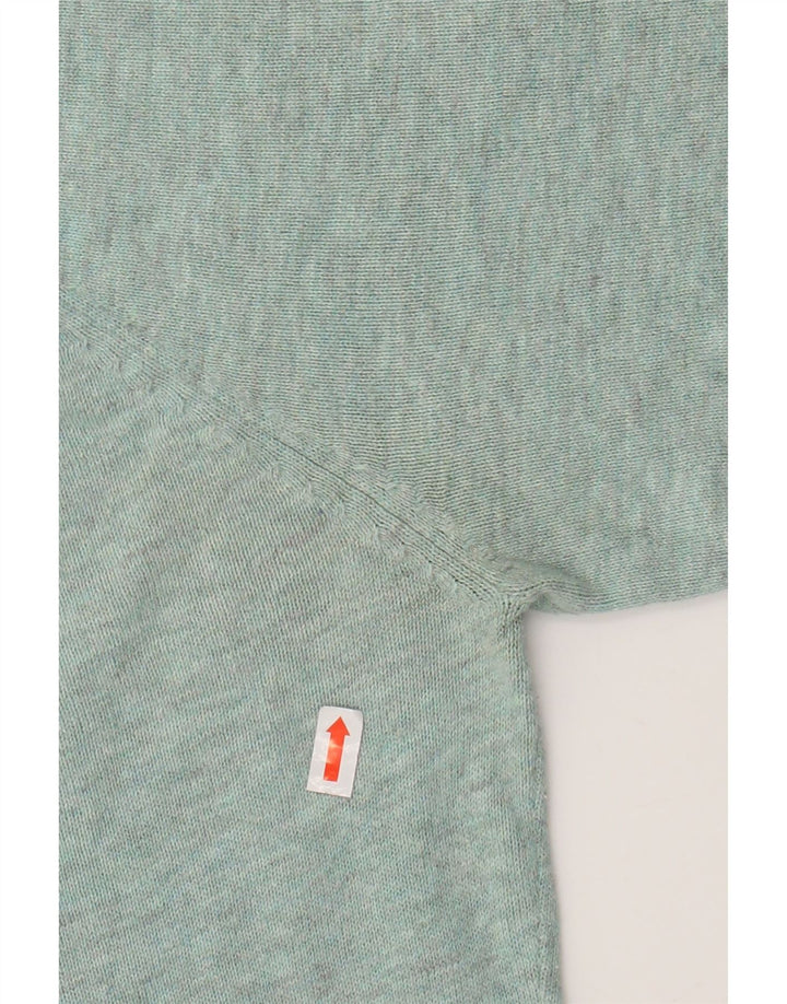 SUPERDRY Мужской свитер с круглым вырезом XL Зеленый в крапинку