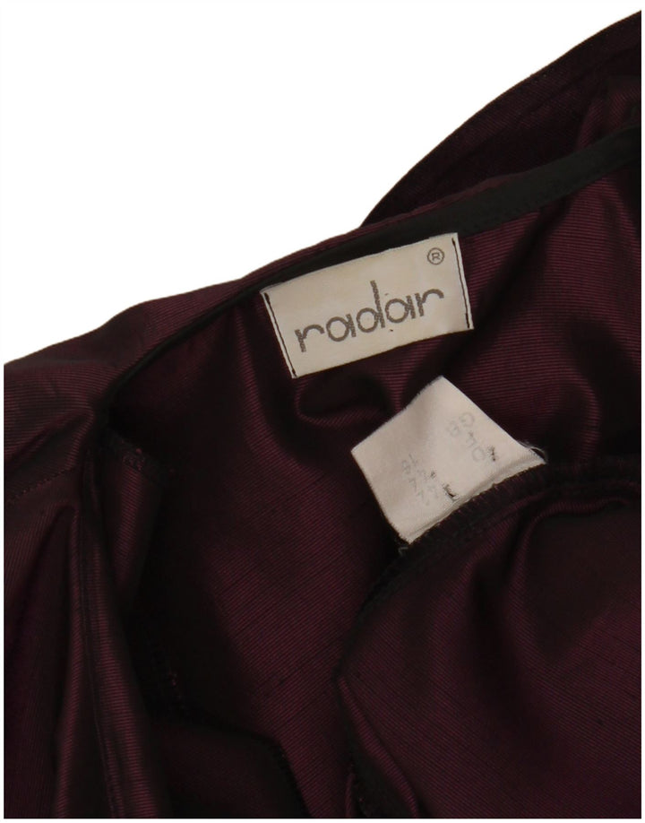 ВИНТАЖНЫЙ женский укороченный пиджак на 1 пуговице, Великобритания 16, большой фиолетовый