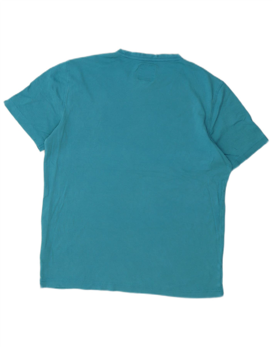 Crew Clothing Мужская футболка из хлопка среднего синего цвета