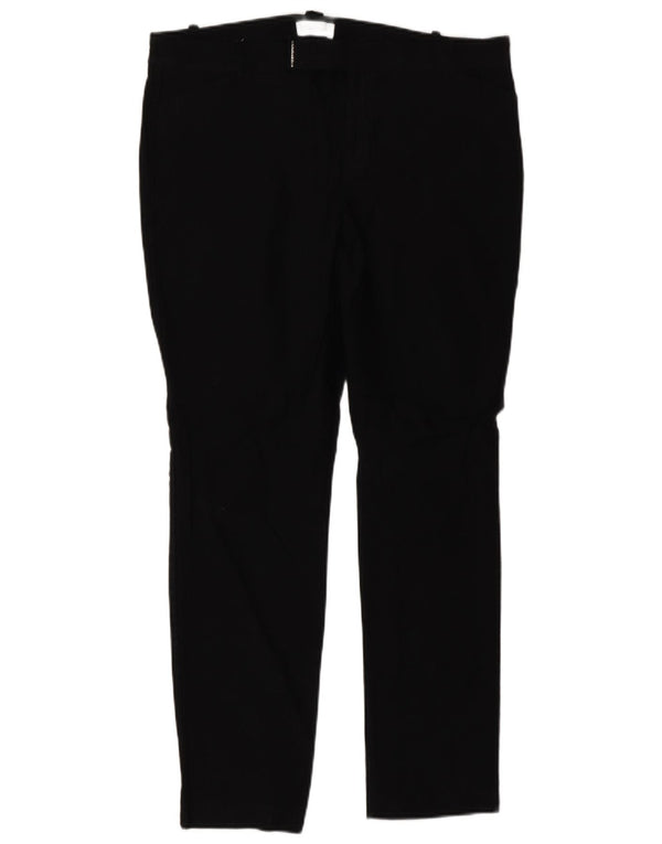 Женские узкие повседневные брюки Calvin Klein, размер США 12, большие W32 L28, черный вискоза