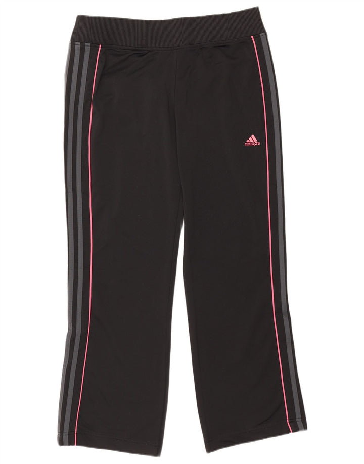 Женские спортивные брюки Adidas UK 14, большой черный полиэстер