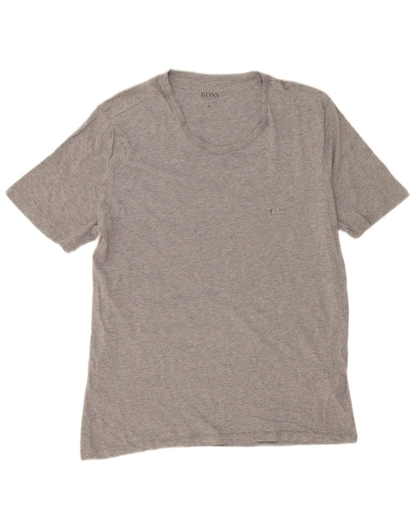 Мужская футболка Hugo Boss Top XL Серая, хлопок