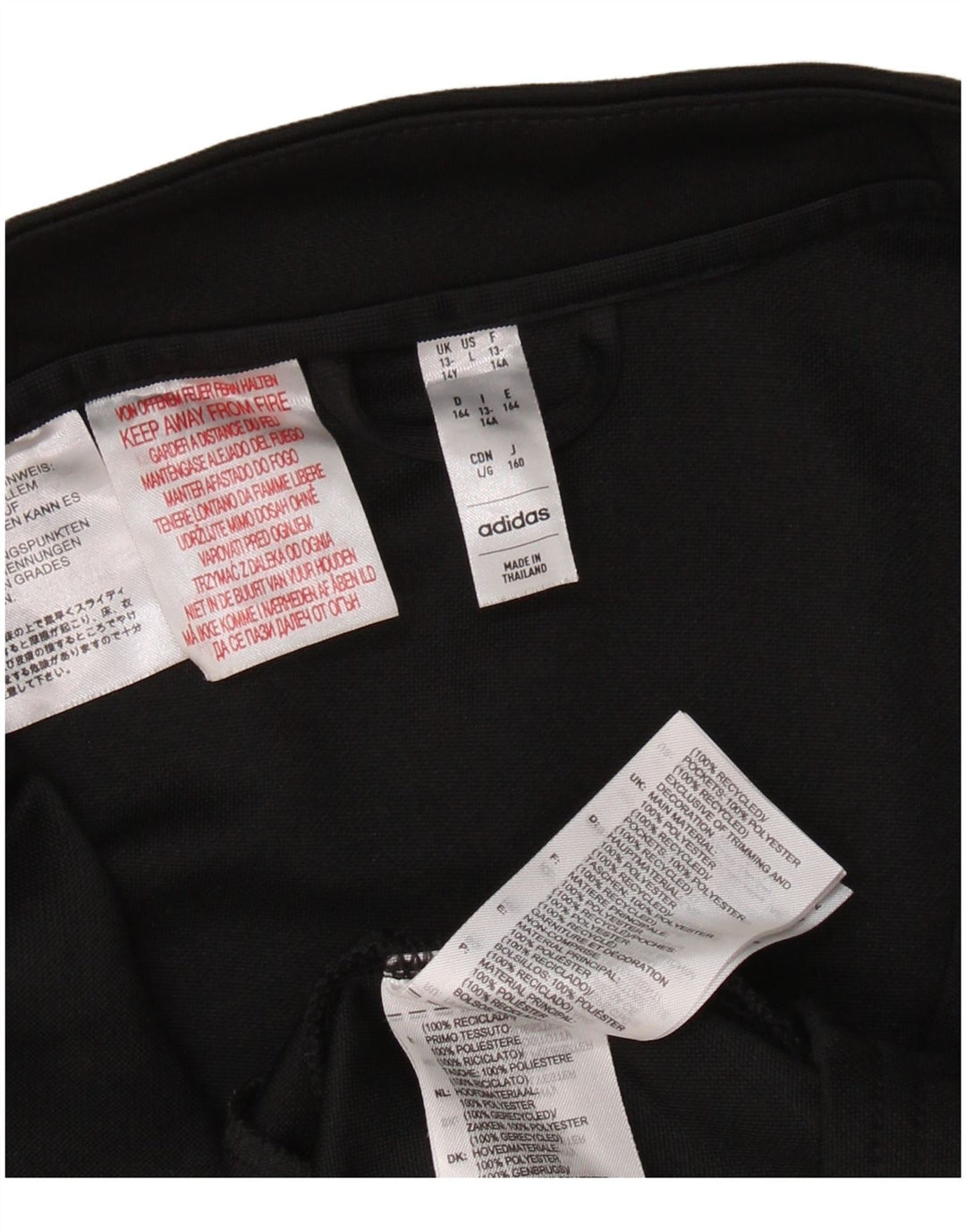 Спортивный костюм Adidas Aeroready для мальчиков 13-14 лет, черный полиэстер