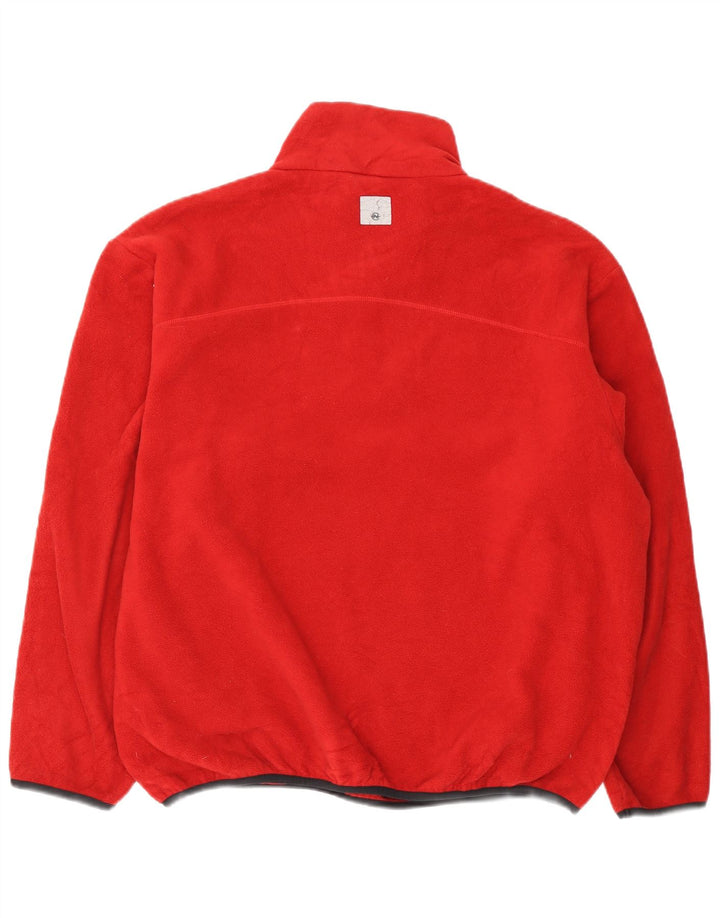 Мужской флисовый джемпер Nautica с воротником на молнии XL, красный полиэстер