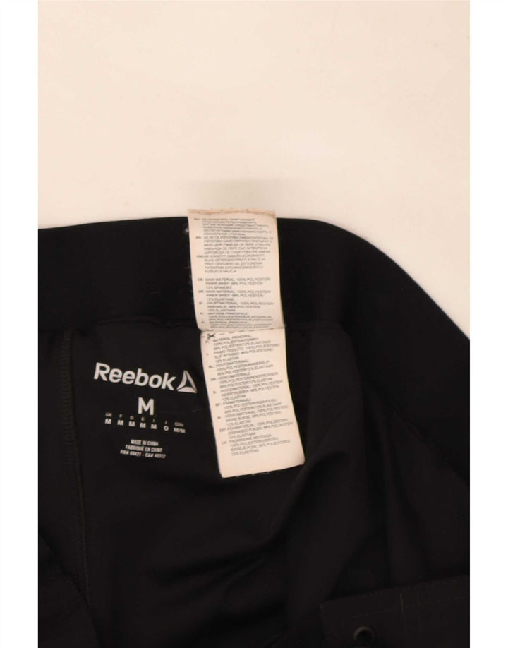 Reebok Мужские шорты для плавания с рисунком, средний черный, полиэстер