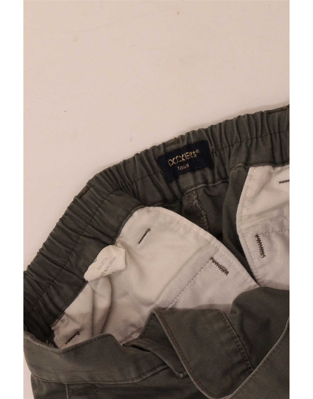 Мужские шорты карго Dockers цвета хаки W40 XL, хлопок цвета хаки