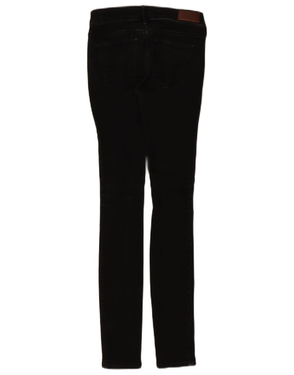 Женские суперскинни с низкой талией Hollister США 00 2XS W23 L30 Черные