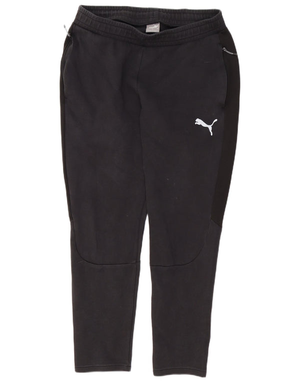 Puma Mens Tracksuit Trousers Large Black Cotton