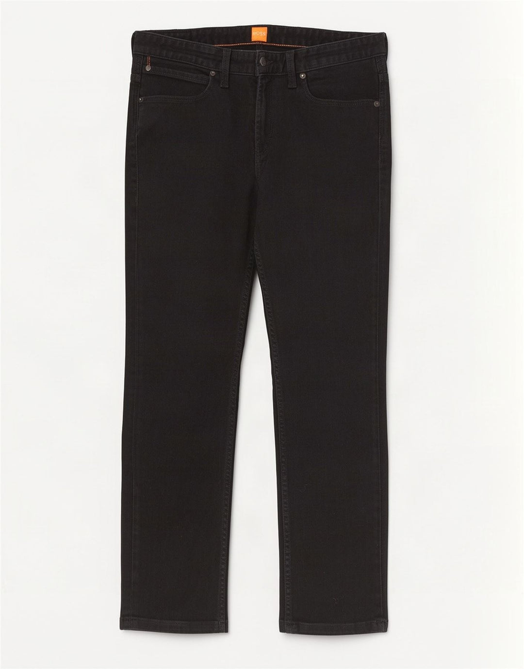 Мужские прямые джинсы Hugo Boss W34 L28, черный хлопок