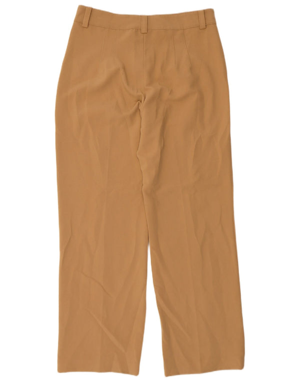 Женские прямые повседневные брюки Zara XL W32 L32 Бежевые