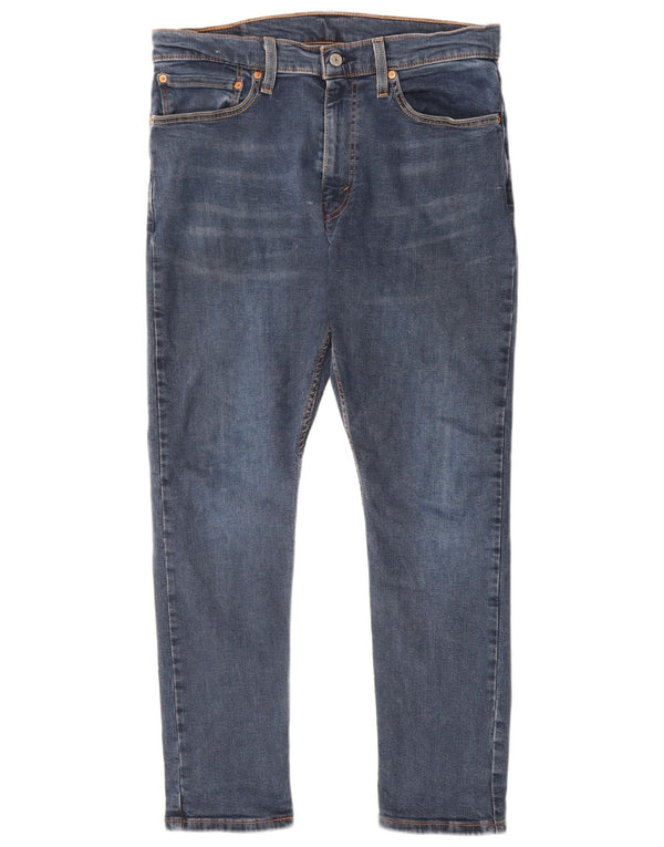 Мужские зауженные джинсы Levi's 512 W34 L30 синие, хлопок