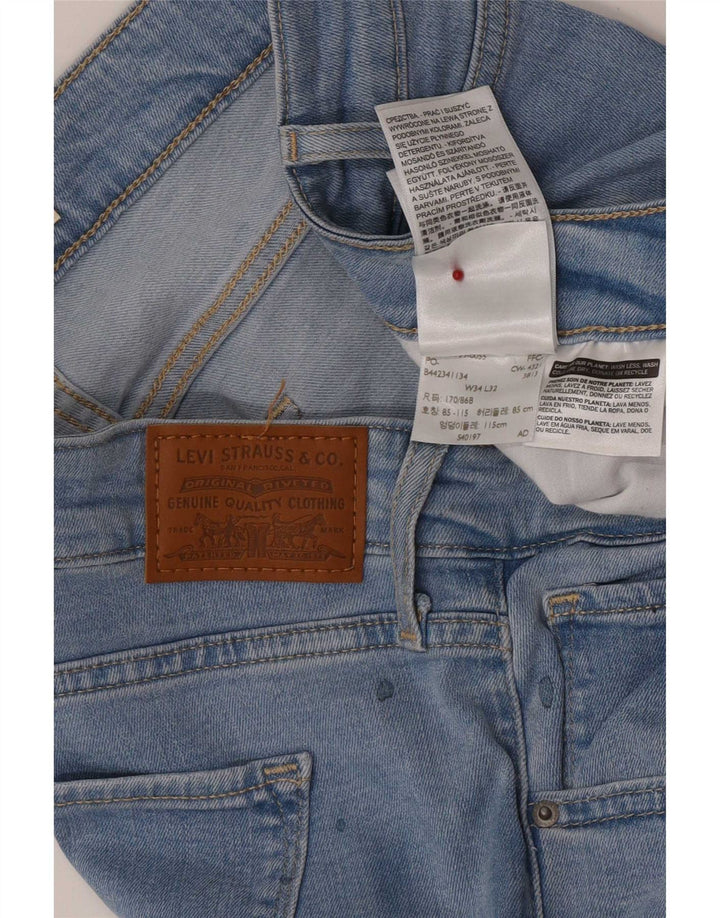 Женские джинсы Levi's 725 Bootcut W34 L32 синие из лиоцелла