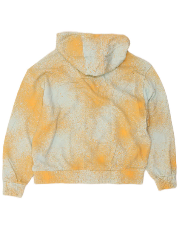Женский свитер с капюшоном на молнии Adidas Oversized UK 6 XS Желтый тай-дай