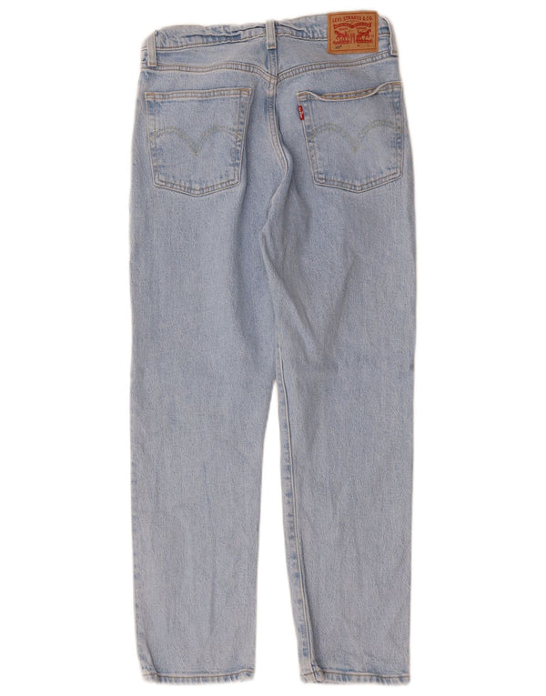 Женские прямые джинсы LEVI'S 501 W28 L26 синие, хлопок