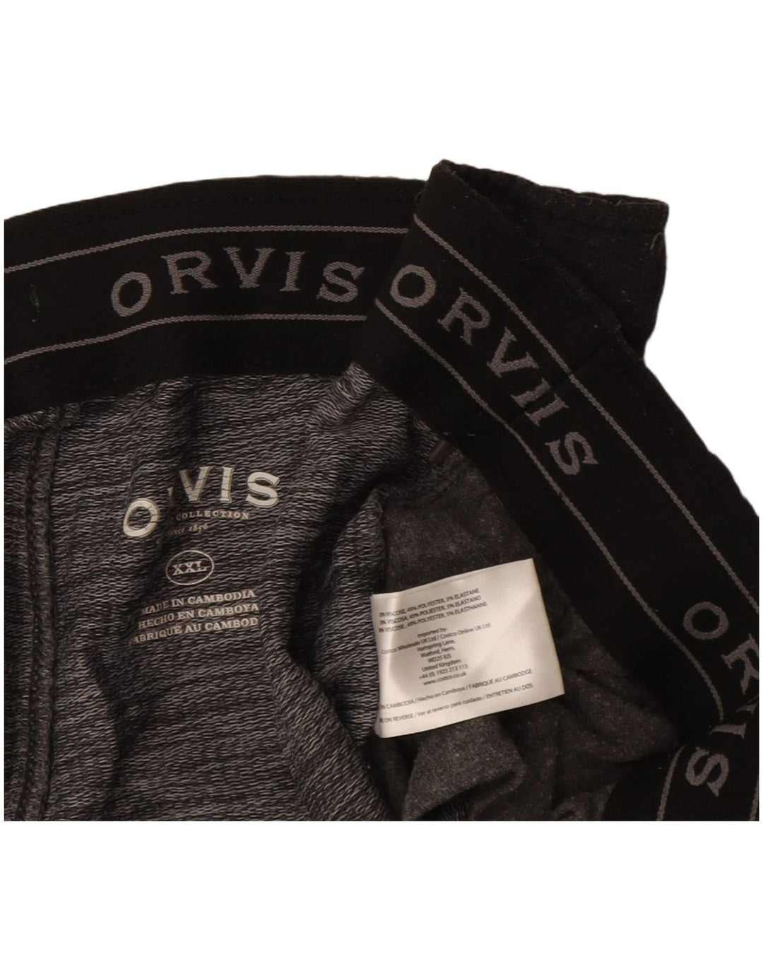 Брюки мужские спортивные Orvis 2XL серые из вискозы