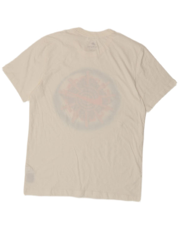 Nike Mens Graphic T-Shirt Top Medium White Cotton