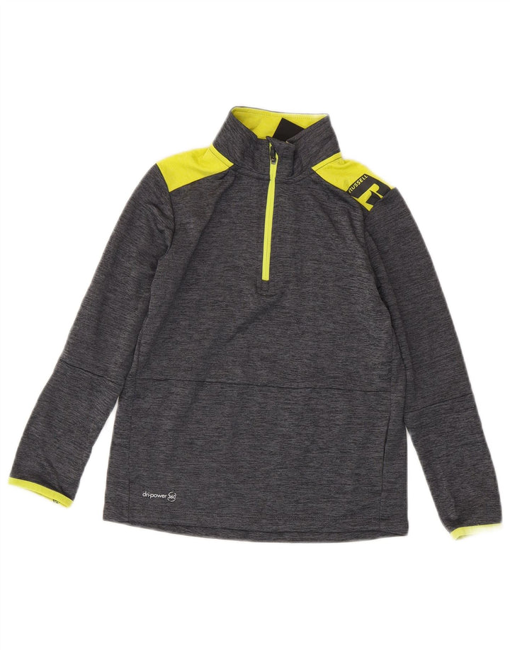 Пуловер для мальчиков Russell Athletic, спортивный костюм, топ 7–8 лет, средний серый цвет