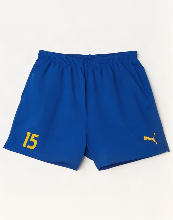 Мужские спортивные шорты с рисунком Puma XL синие