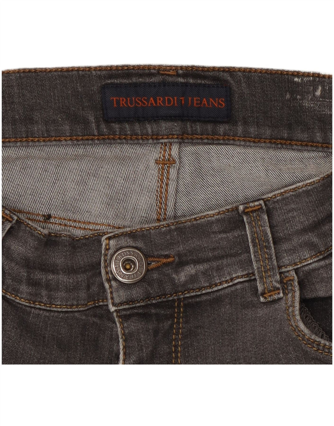 TRUSSARDI Женские прямые джинсы W30 L27 Серые