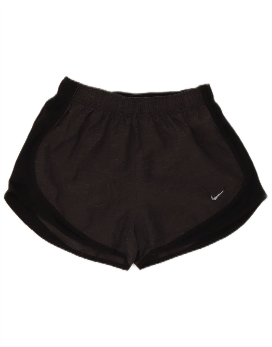 Женские спортивные шорты Nike UK 8, маленькие серые, полиэстер с цветными блоками