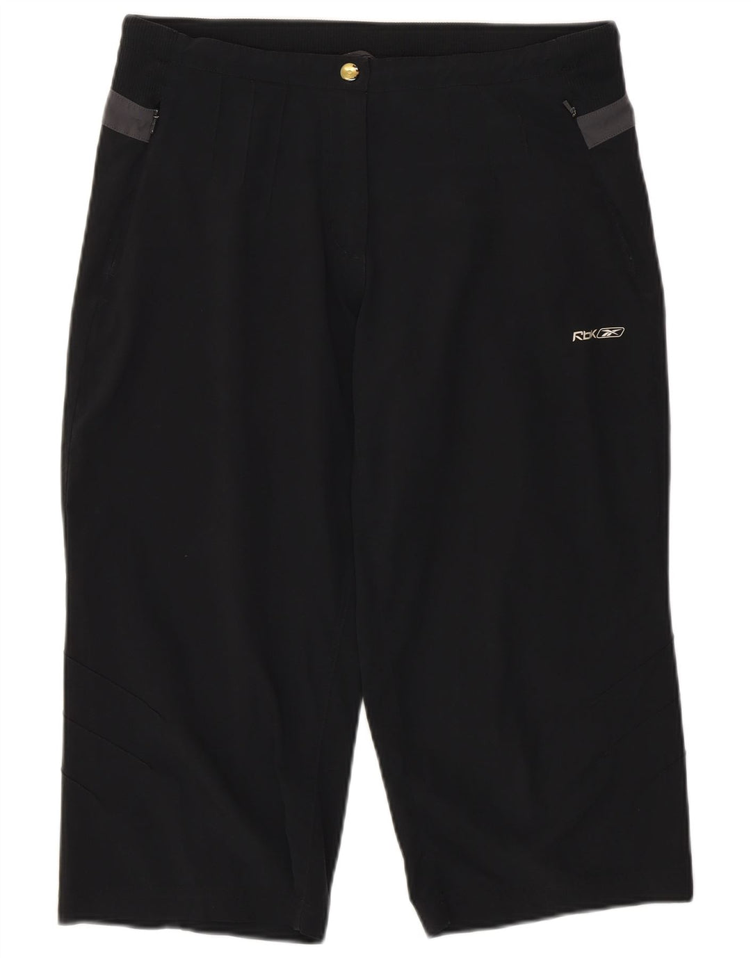 Женские шорты-бермуды Reebok W30, средний черный, полиэстер