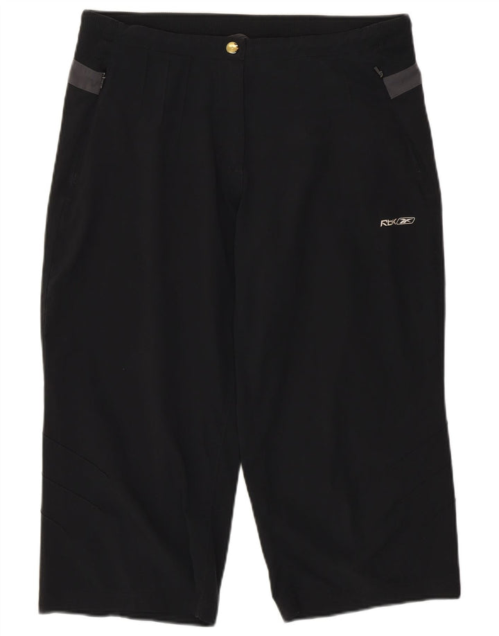 Женские шорты-бермуды Reebok W30, средний черный, полиэстер