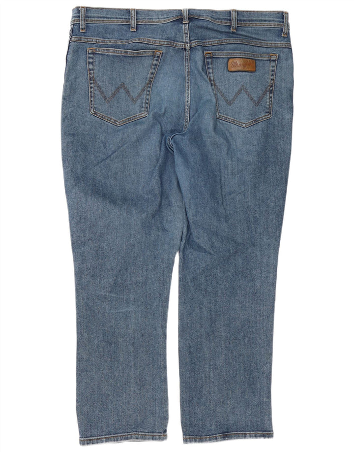 Мужские прямые джинсы Wrangler Texas W42 L30, синий хлопок