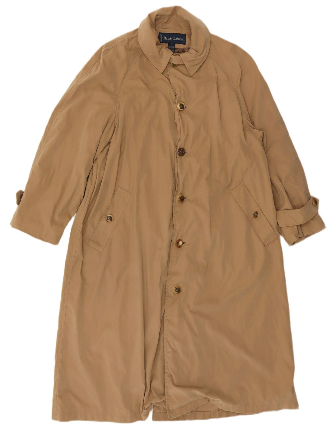 Женское пальто свободного кроя Ralph Lauren, размер США 6, шерсть среднего бежевого цвета