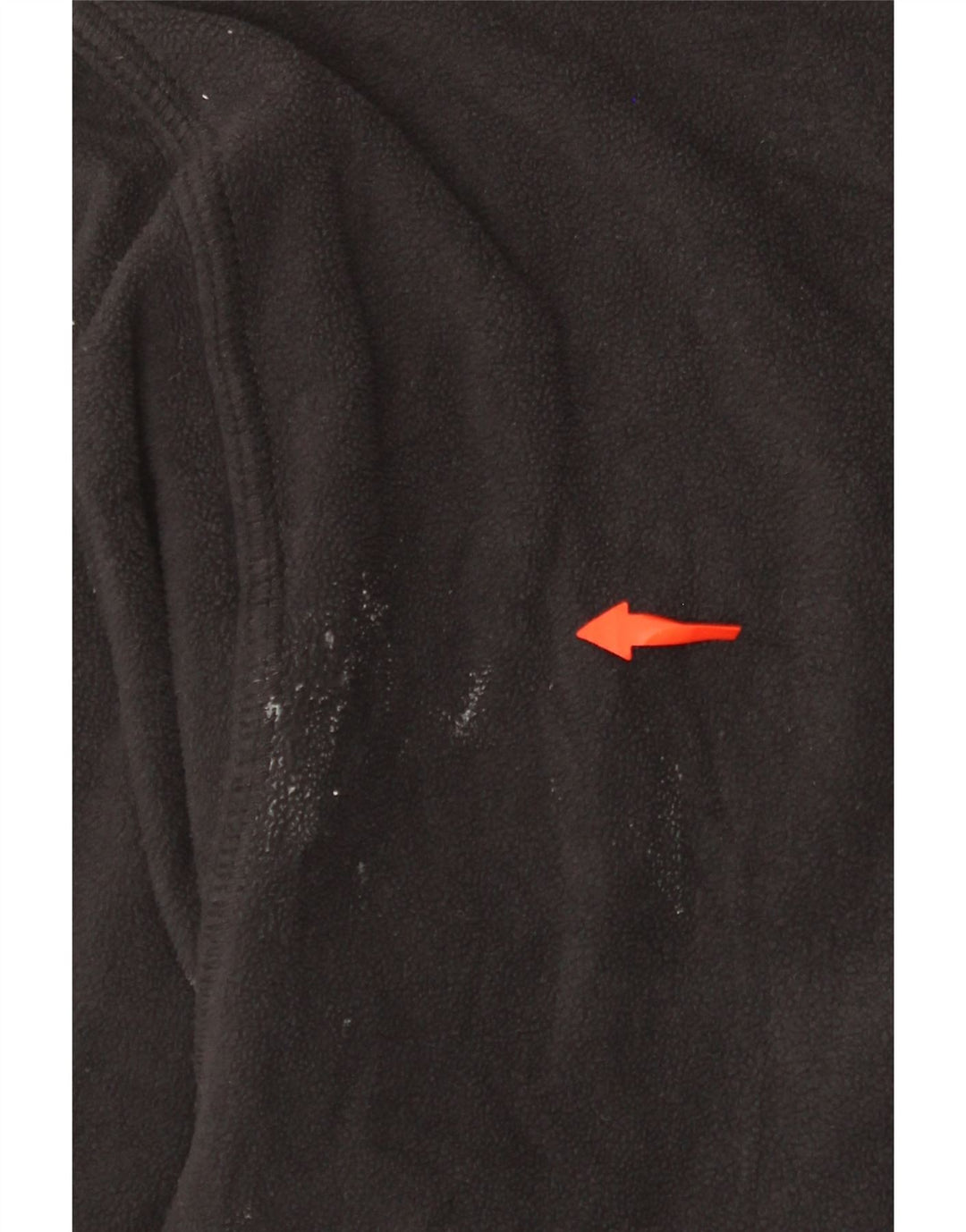 TIMBERLAND Mens Zip Neck Fleece Jumper Large Black