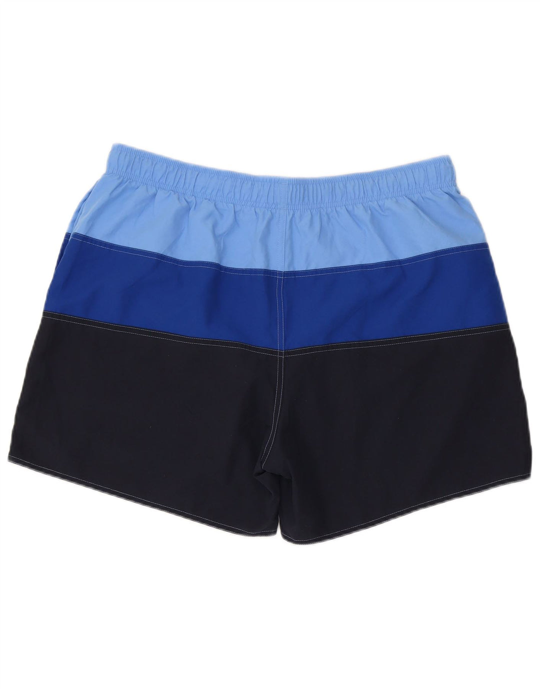 Мужские шорты для плавания Adidas XL синие из полиэстера с цветными блоками