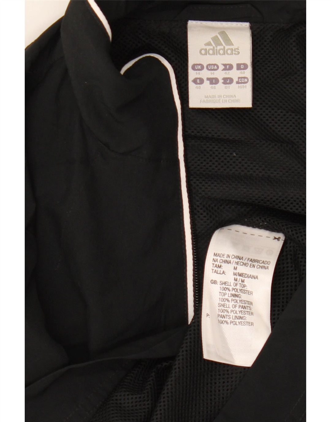 Женский спортивный костюм Adidas Top Jacket UK 14, средний черный, полиэстер