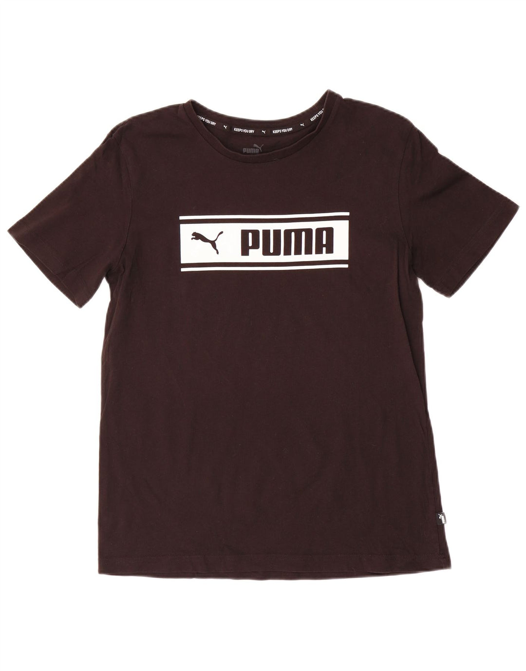 Мужская футболка с рисунком Puma, маленькая, черная