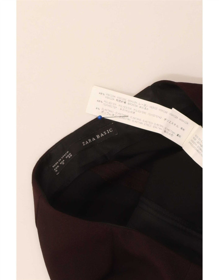 Женская юбка-карандаш Zara Medium W28 Бордовая вискоза