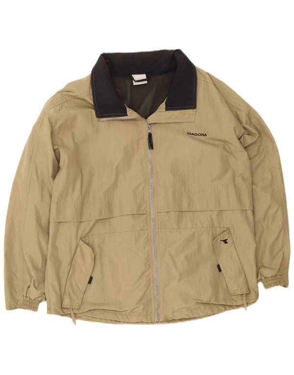 Мужская дождевик Diadora UK 42 XL Бежевый Полиамид