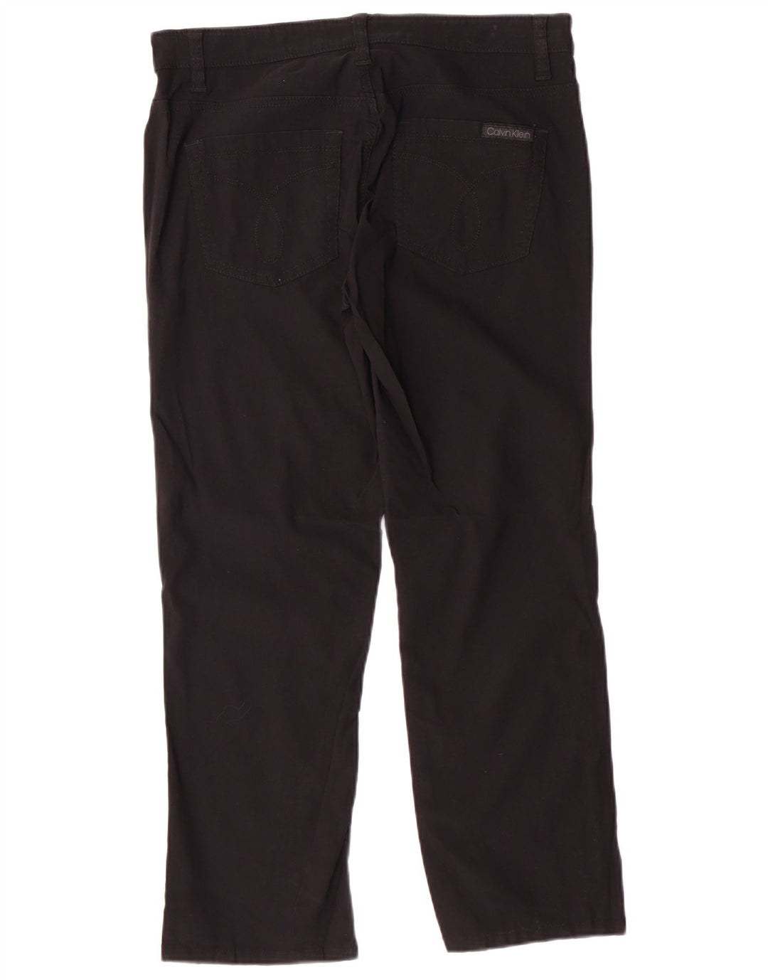 Женские повседневные брюки Calvin Klein Jeans США 6, маленькие W32 L26, черные классические