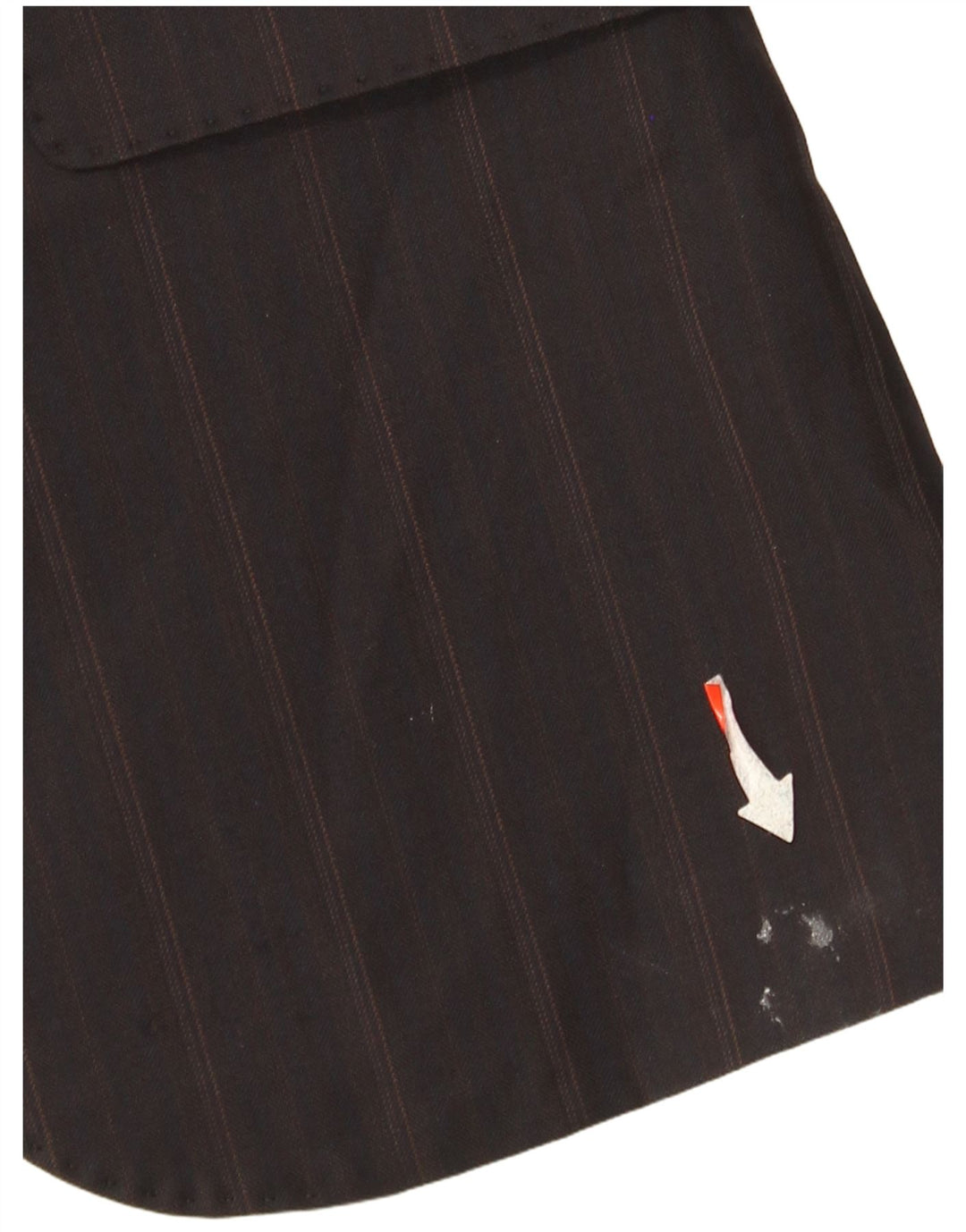 Женский пиджак Massimo Dutti на 2 пуговицах EU 36 XS, черный в тонкую полоску, шерсть