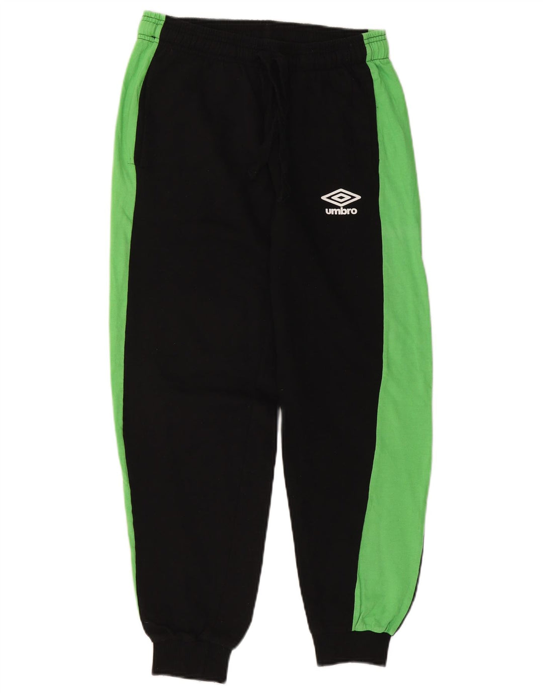 UMBRO Женский спортивный костюм Брюки Джоггеры UK 12 Средний черный с цветными блоками