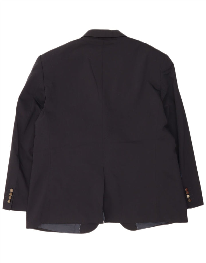 Мужской короткий пиджак на двух пуговицах Marks & Spencer UK 40, большой темно-синий