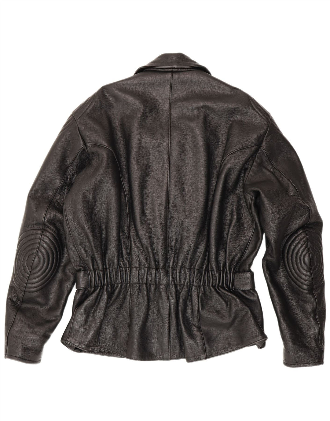 Мужская кожаная байкерская куртка Louis UK 42 XL черная кожа