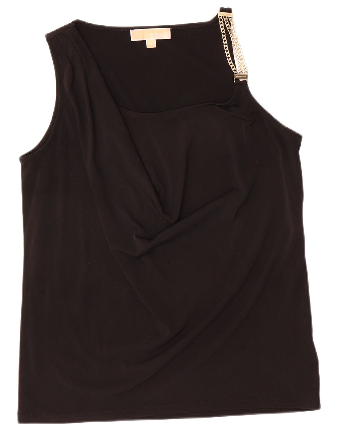 Женский жилет без рукавов Michael Kors UK 12, средний черный, полиэстер