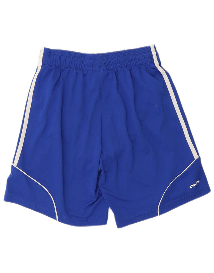 Мужские спортивные шорты Adidas Climalite, маленький синий полиэстер