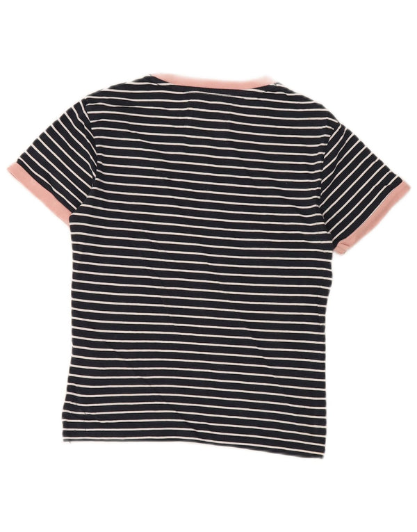 Женская футболка с рисунком JACK WILLS Top UK 6 XS, хлопковая темно-синяя полоска