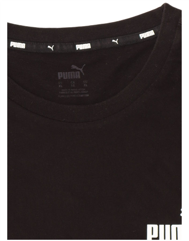 Мужская футболка с рисунком Puma Top XL черная