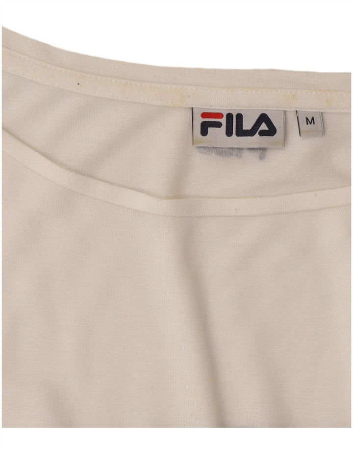 Женская футболка оверсайз Fila Top UK 14 Medium White Striped