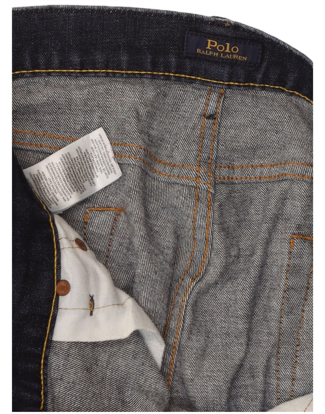 Мужские джинсы скинни Polo Ralph Lauren W36 L32 темно-синие, хлопок
